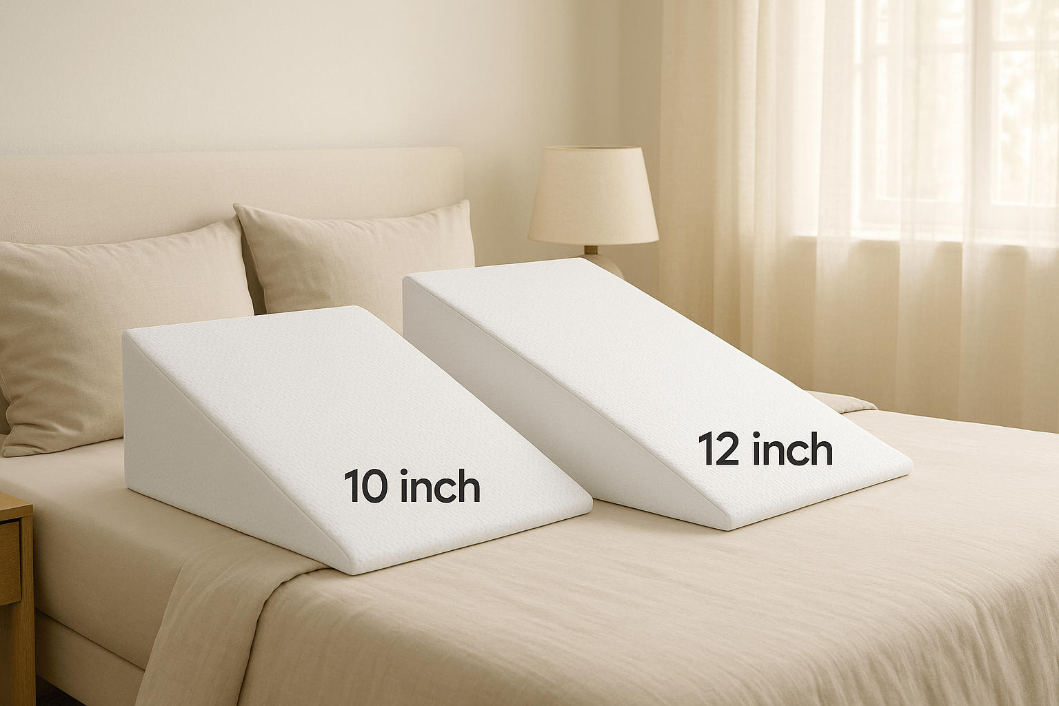 10-Inch vs 12-Inch Wedge Pillow: Which Is Better? - Velvet Haven