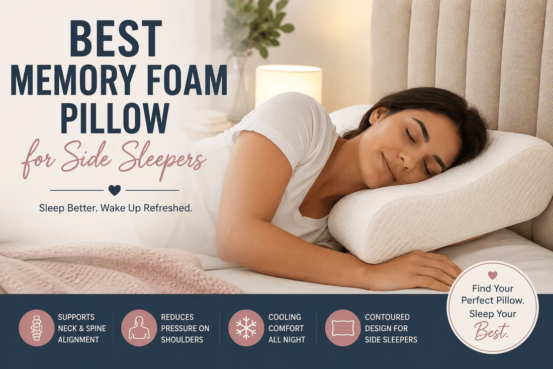 Best Memory Foam Pillow for Side Sleepers: Sleep Better and Wake Up Refreshed - Velvet Haven
