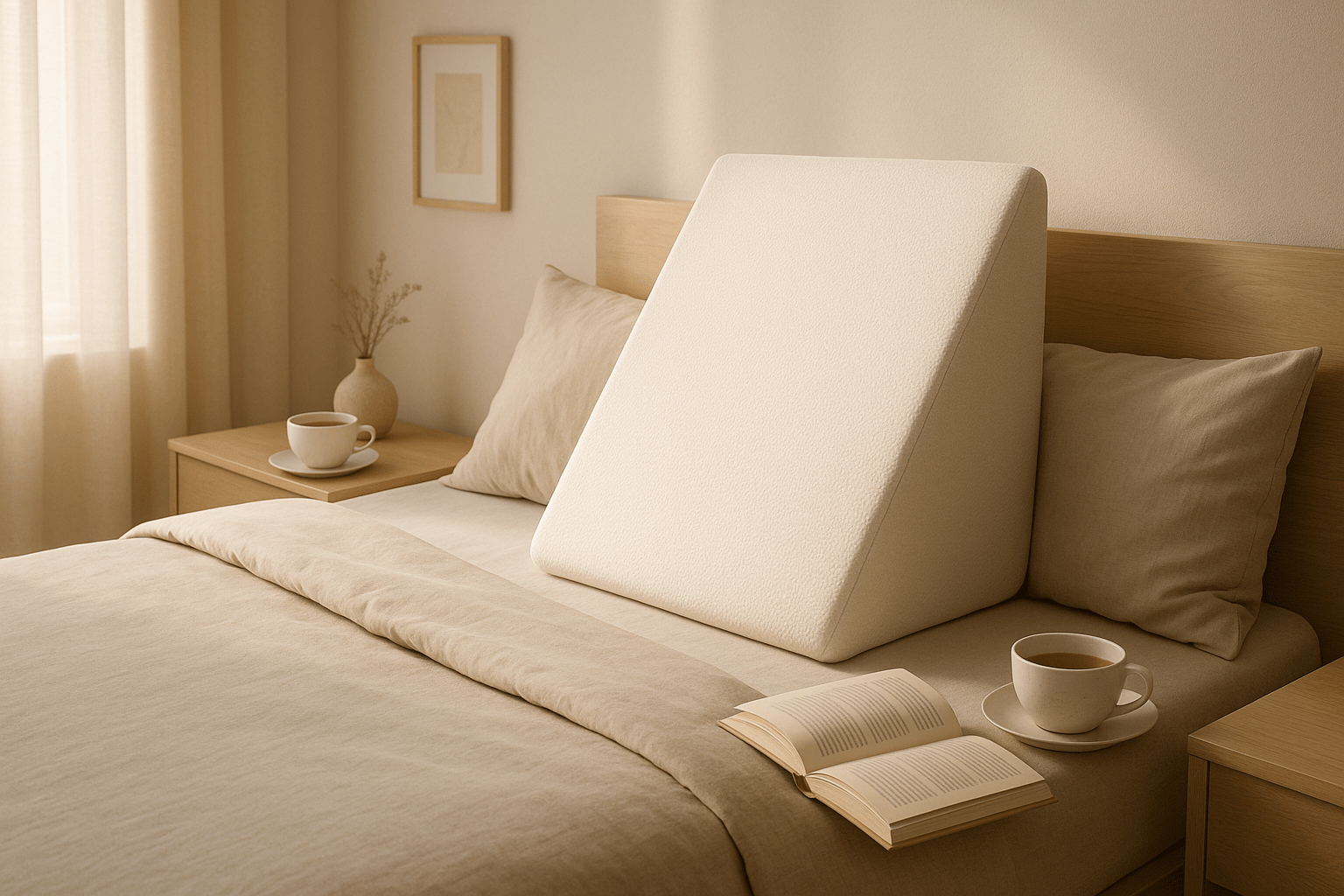 Best Pillow for Sitting Up in Bed: Wedge Guide - Velvet Haven