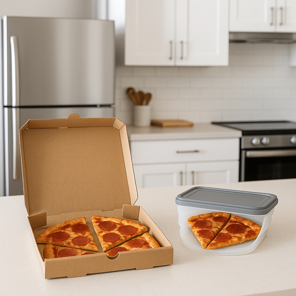 Collapsible Pizza Container vs Pizza Box - Velvet Haven
