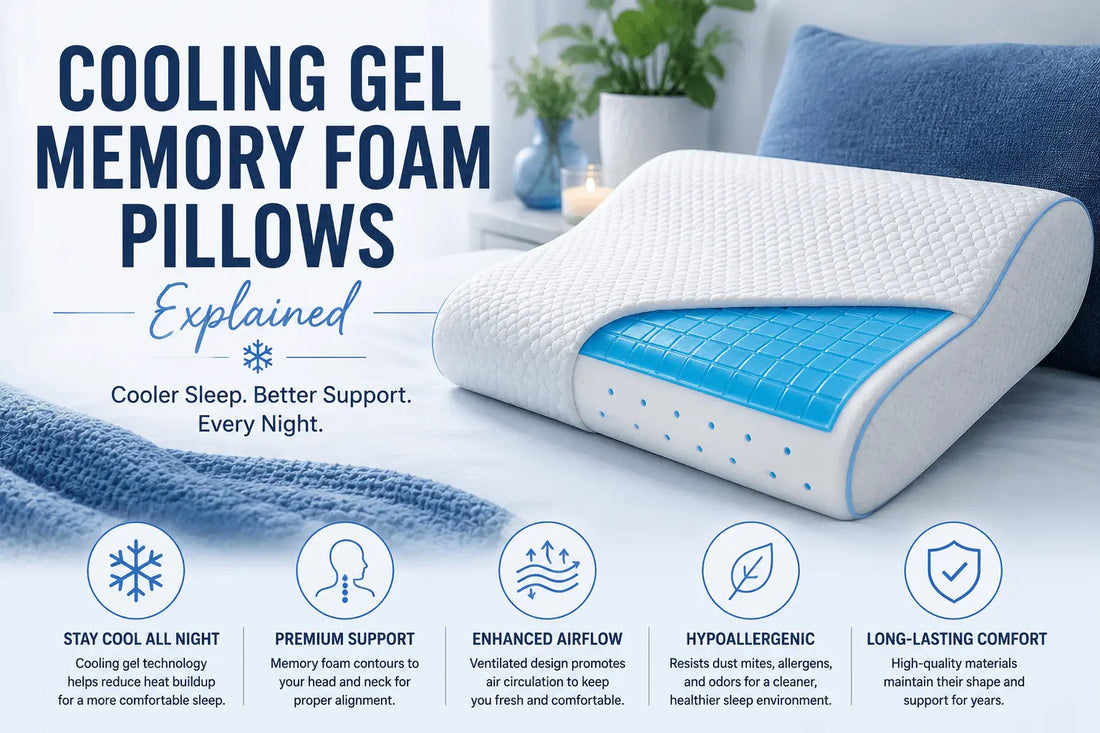 Cooling Gel Memory Foam Pillows Explained: Are They Worth It? - Velvet Haven