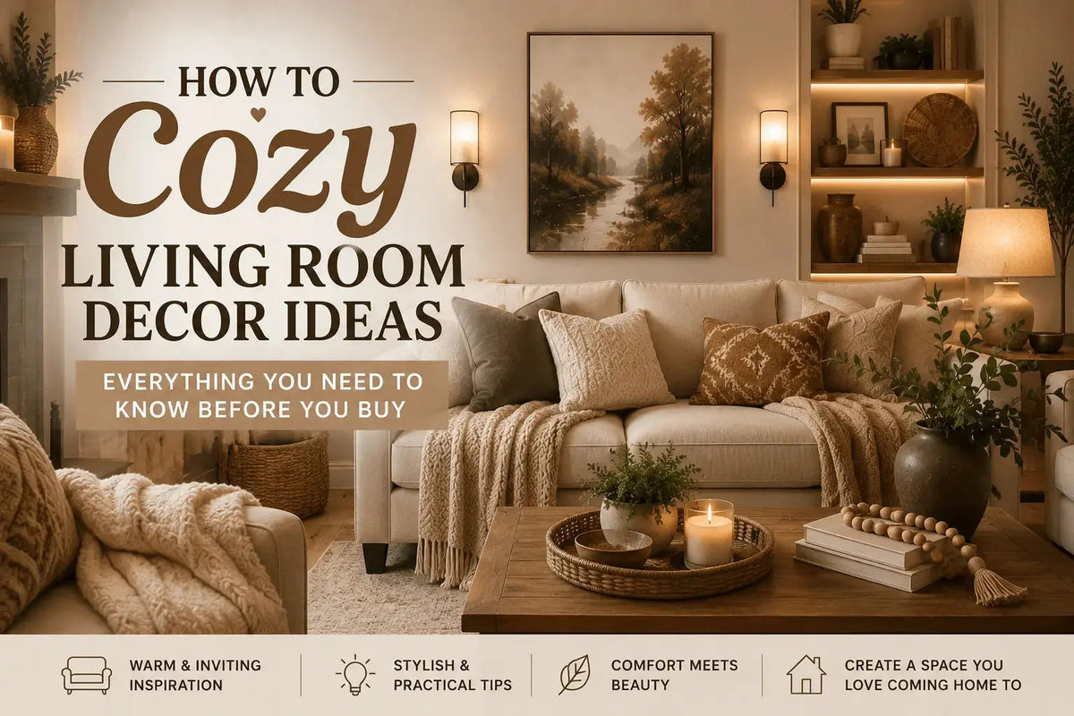 Cozy Living Room Decor Ideas: Everything You Need to Know Before You Buy - Velvet Haven