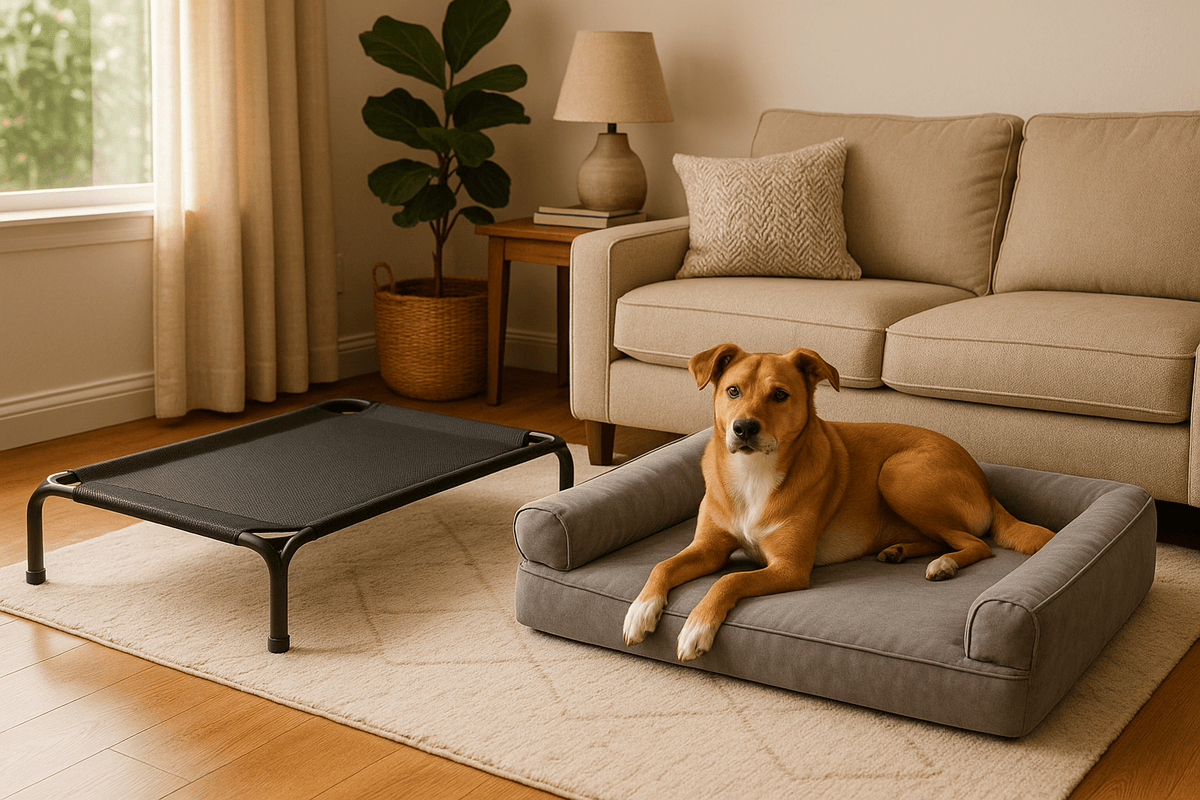 Elevated Dog Bed vs Memory Foam: Better Choice? - Velvet Haven