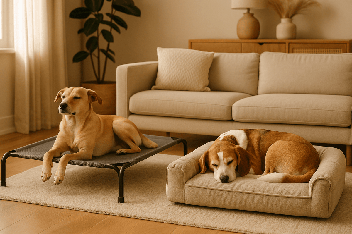 Elevated Dog Bed vs Orthopedic Dog Bed: Better? - Velvet Haven