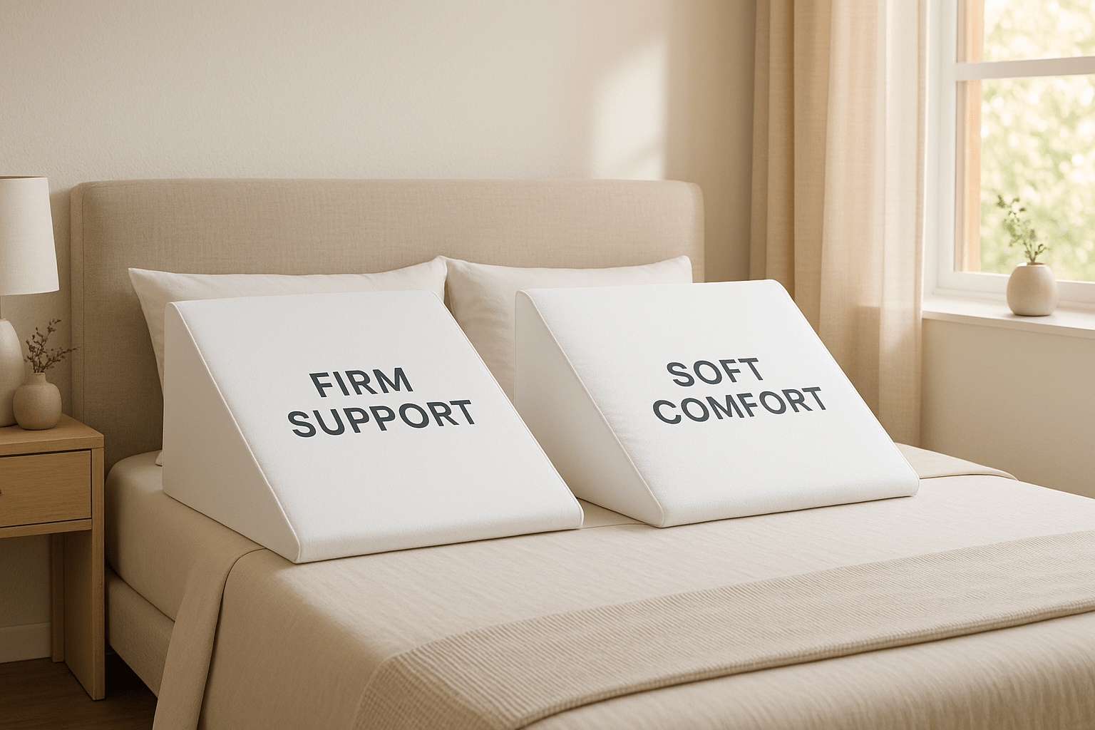 Firm vs Soft Wedge Pillow: Which Is Best? - Velvet Haven