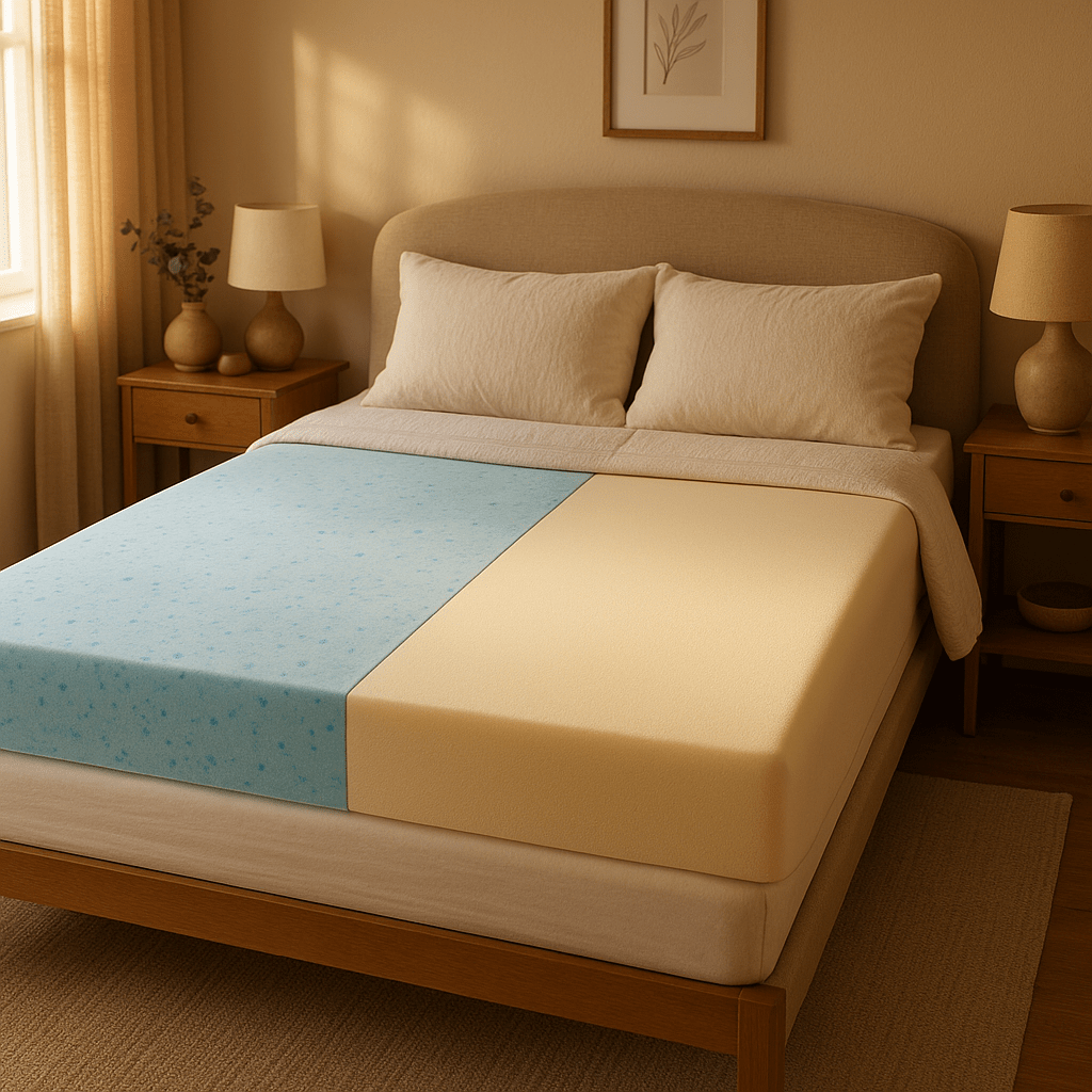 Gel Infused vs Regular Memory Foam Mattress - Velvet Haven