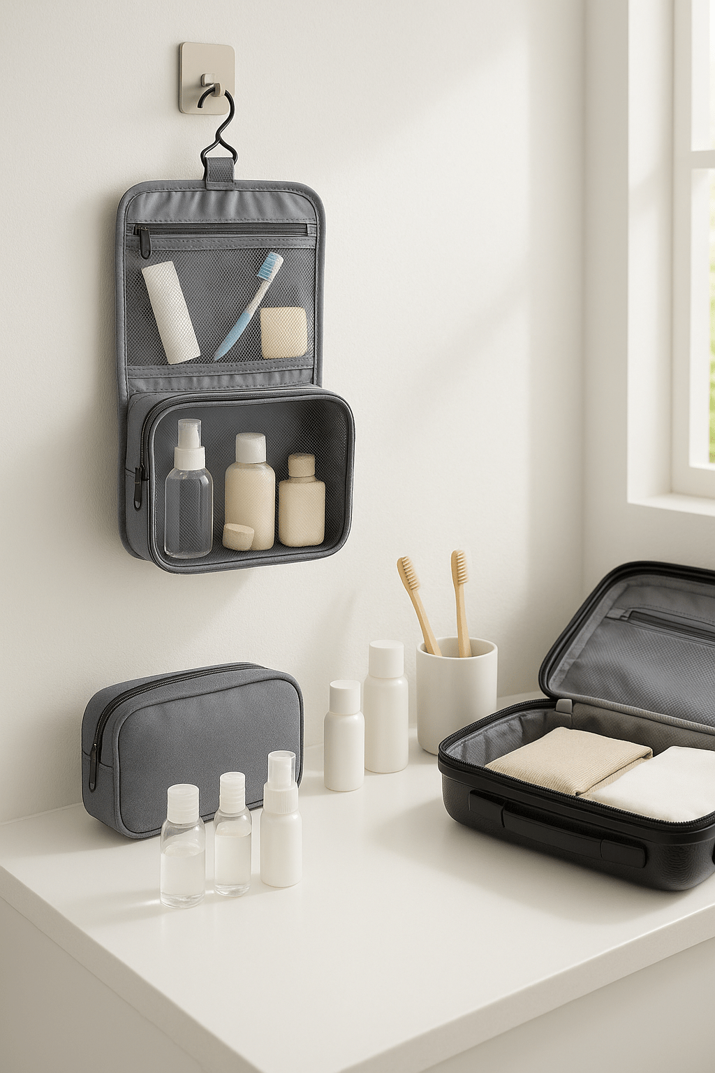 Hanging Toiletry Bag vs Regular Toiletry Bag - Velvet Haven