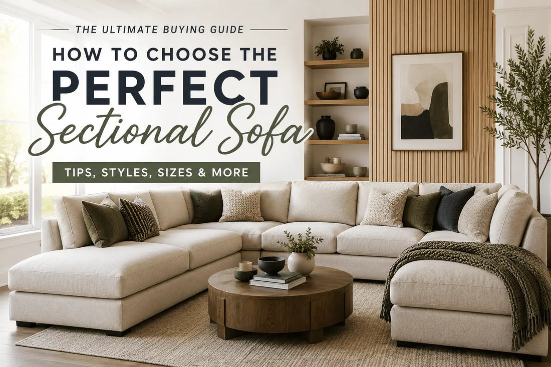 How to Choose the Perfect Sectional Sofa: The Ultimate Buying Guide - Velvet Haven