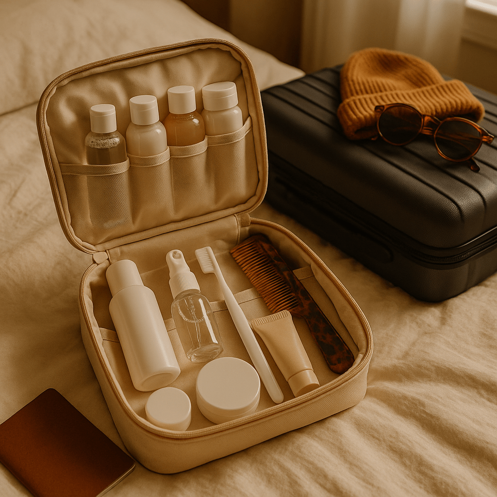 How to Organize Holiday Toiletries for Travel - Velvet Haven