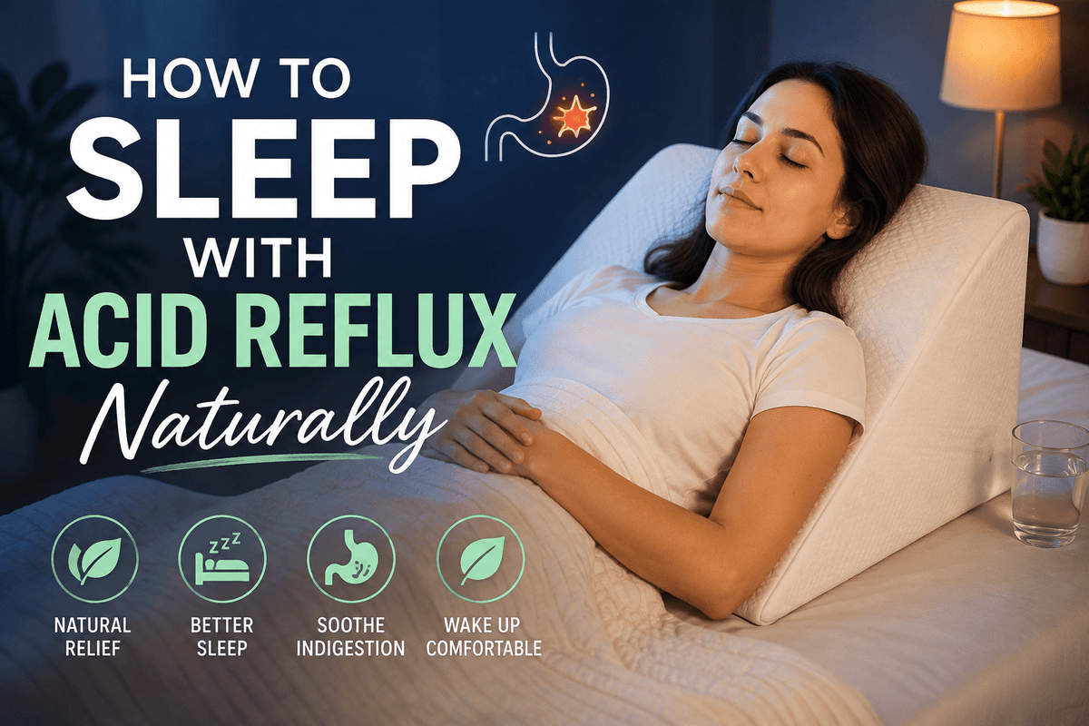 How to Sleep With Acid Reflux Naturally - Velvet Haven