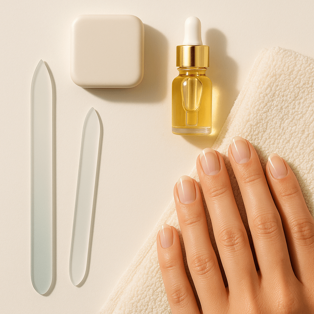 How to Use a Glass Nail File Properly - Velvet Haven