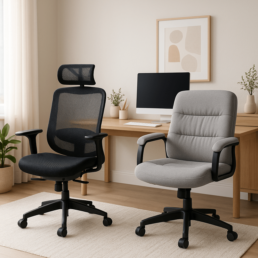 Mesh vs Cushioned Office Chair: Comfort Guide - Velvet Haven