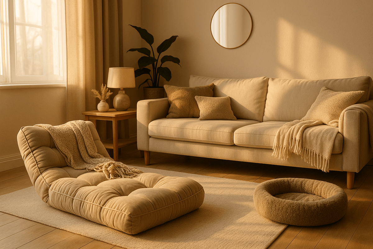 Plufl Human Dog Bed Alternatives for Home - Velvet Haven