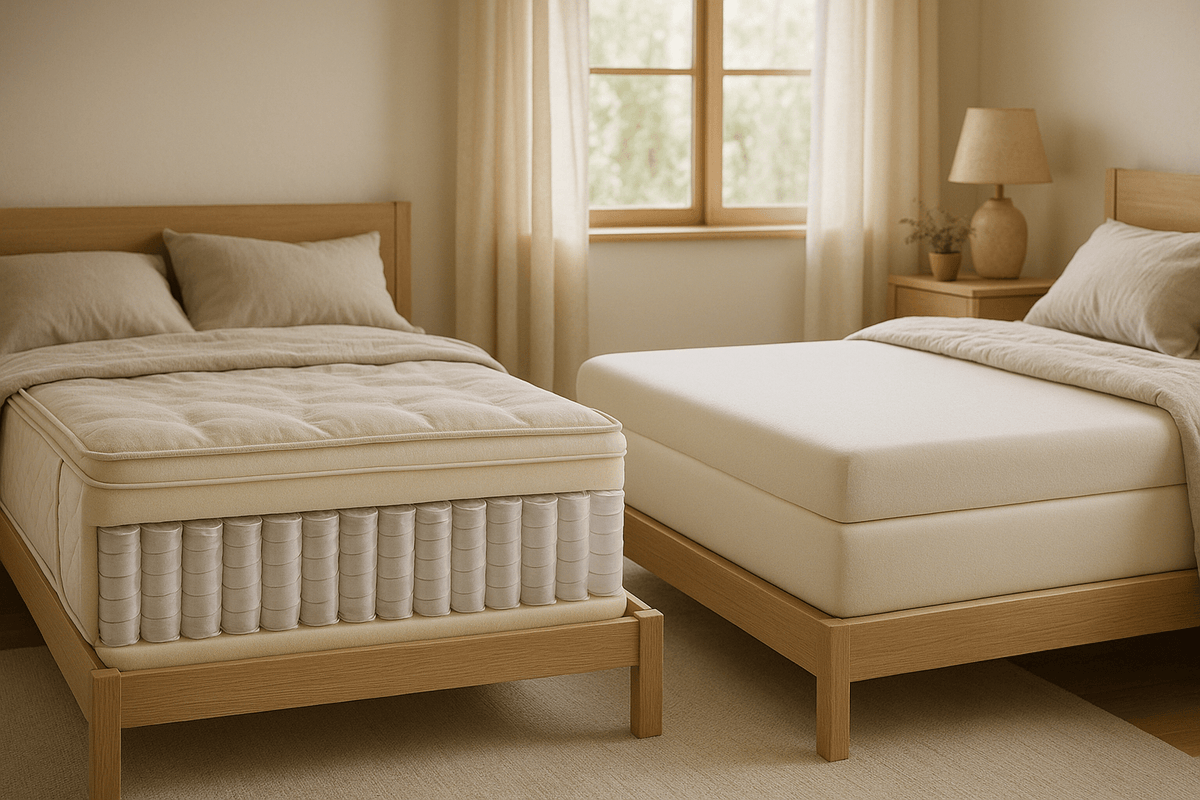 Pocket Sprung vs Memory Foam Mattress Guide - Velvet Haven