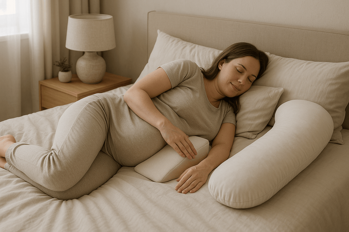 Pregnancy Wedge Pillow vs Full Body Pillow - Velvet Haven