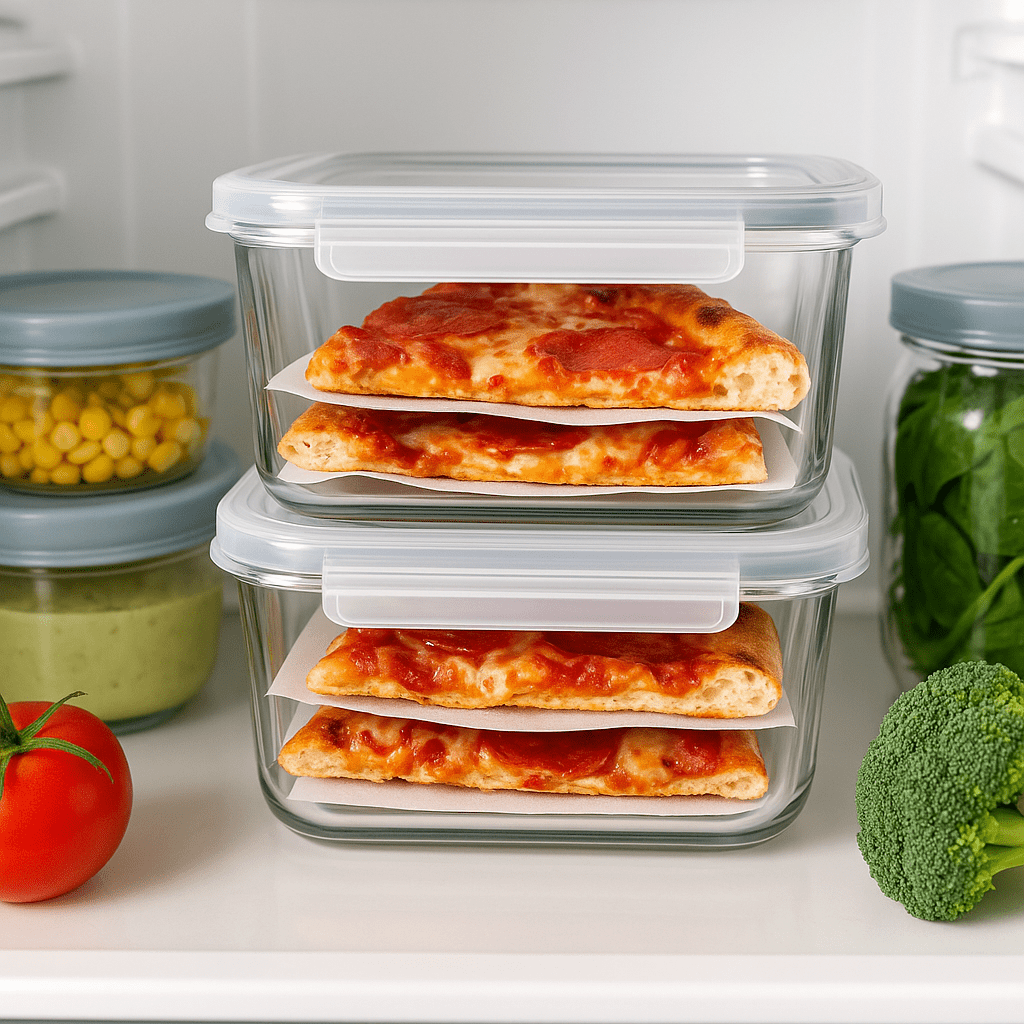 Store Leftover Pizza Without Losing Fridge Space - Velvet Haven