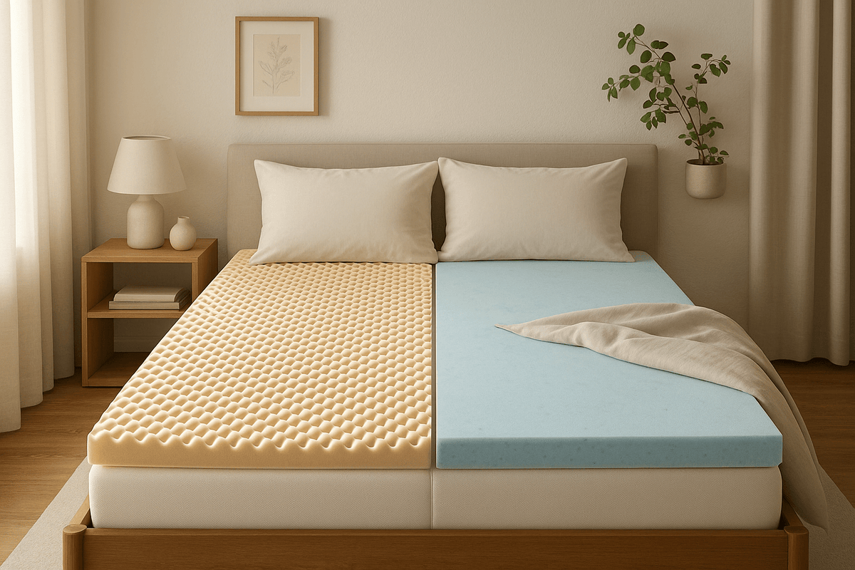 Tempur-Pedic vs Memory Foam Mattress Toppers - Velvet Haven