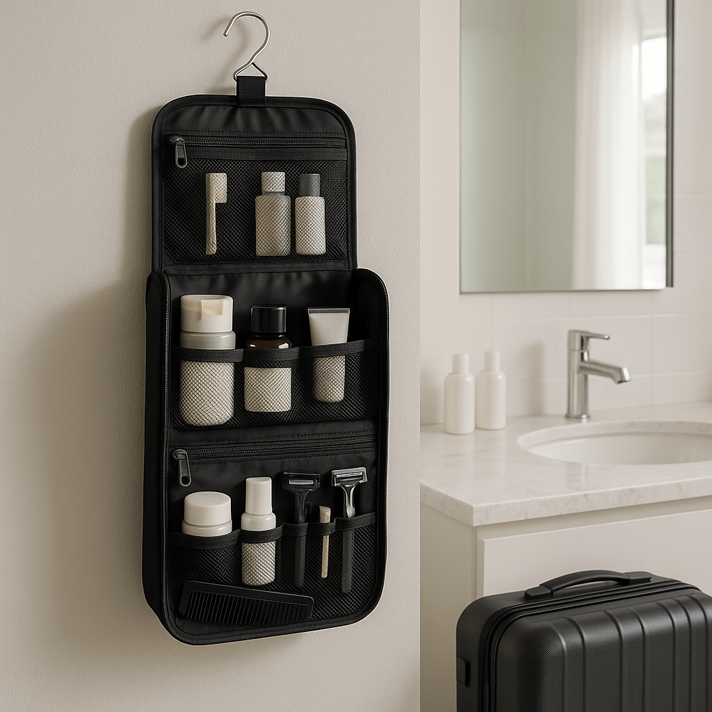 Travel Wash Bag With Multiple Compartments Guide - Velvet Haven