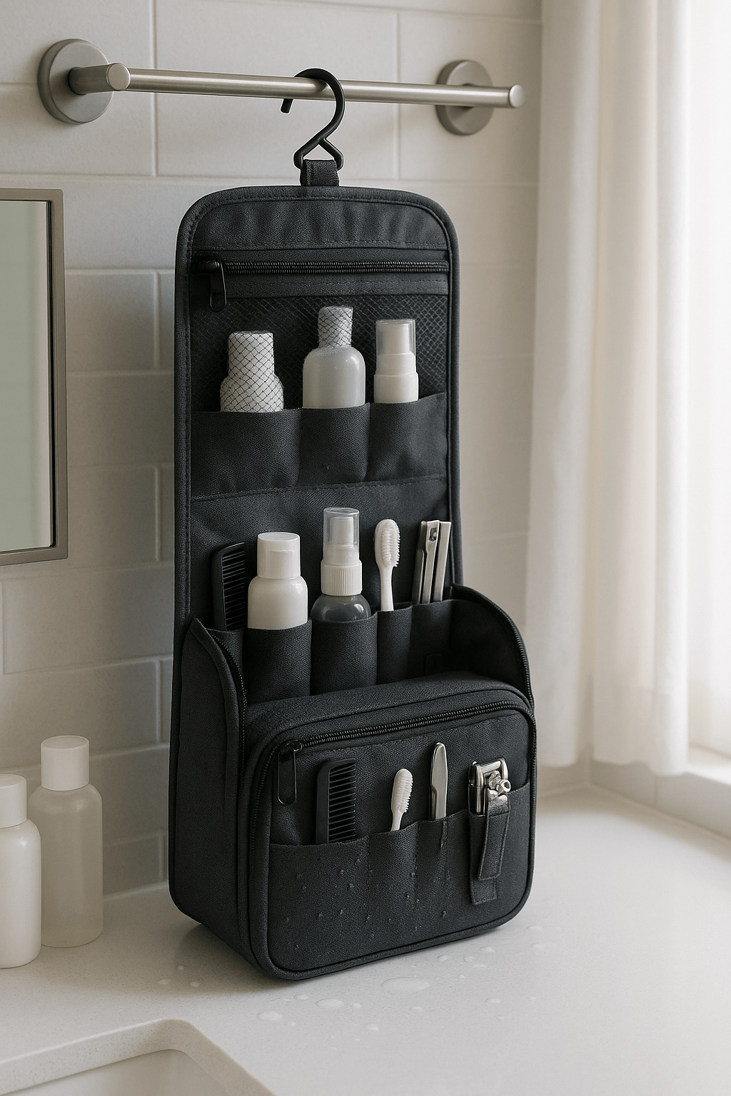 Waterproof Hanging Toiletry Bag: Travel Guide - Velvet Haven