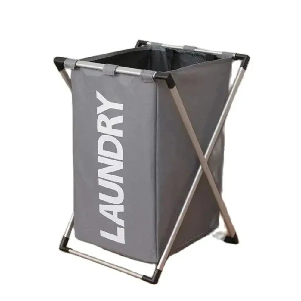1-3Grids Laundry Basket Foldable Dirty Clothes Organizer Bathroom Waterproof Storage Basket Large Laundry Hamper Two Size New - Velvet Haven
