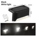 1-8 Pack Led Solar Step Lights Outdoor Fence Garden Lamp for Stairs Yard Patio Pathway Deck 3 Colors Waterproof RGB Sunlight - Velvet Haven