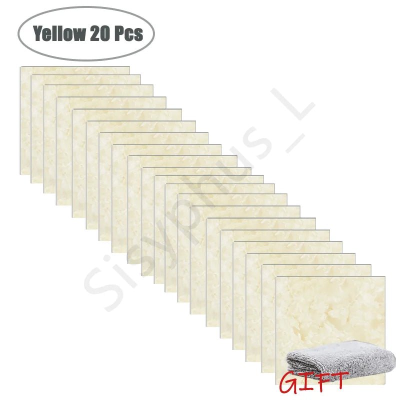 Self-Adhesive PVC Marble Wall & Floor Tile Stickers (10–50 Pieces) - Velvet Haven