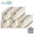 10-50PCS Thickened Self-adhesive Decor Wall Sticker Marble Tile Floor Sticker PVC Waterproof Toilet Kitchen Wall Sticker Bedroom - Velvet Haven