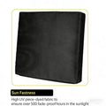 600D waterproof patio chair cushion cover protecting an outdoor seat cushion