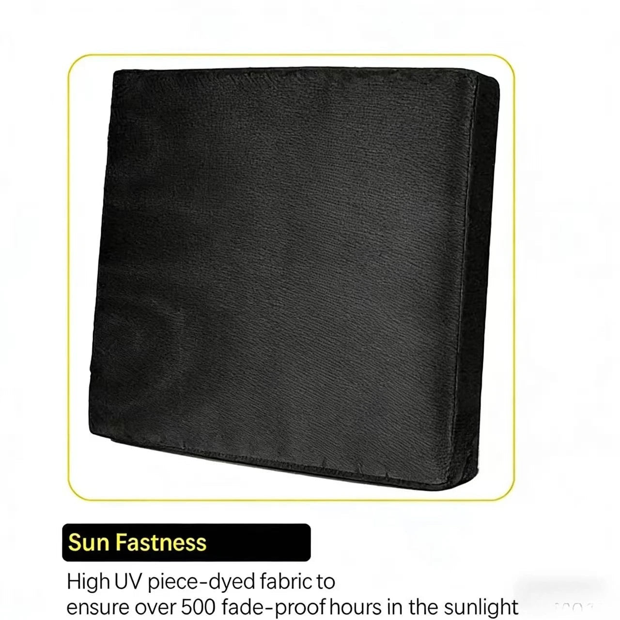 600D waterproof patio chair cushion cover protecting an outdoor seat cushion