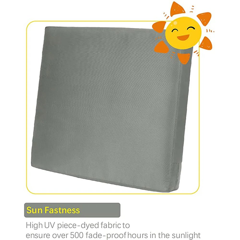 600D waterproof patio chair cushion cover protecting an outdoor seat cushion
