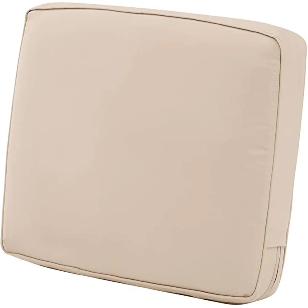 600D waterproof patio chair cushion cover protecting an outdoor seat cushion