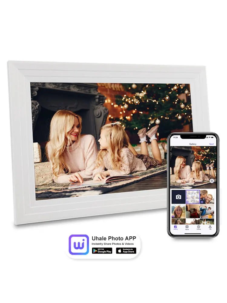 10.1 Inch WiFi Digital Photo Frame, 32GB Touch Screen - Velvet Haven