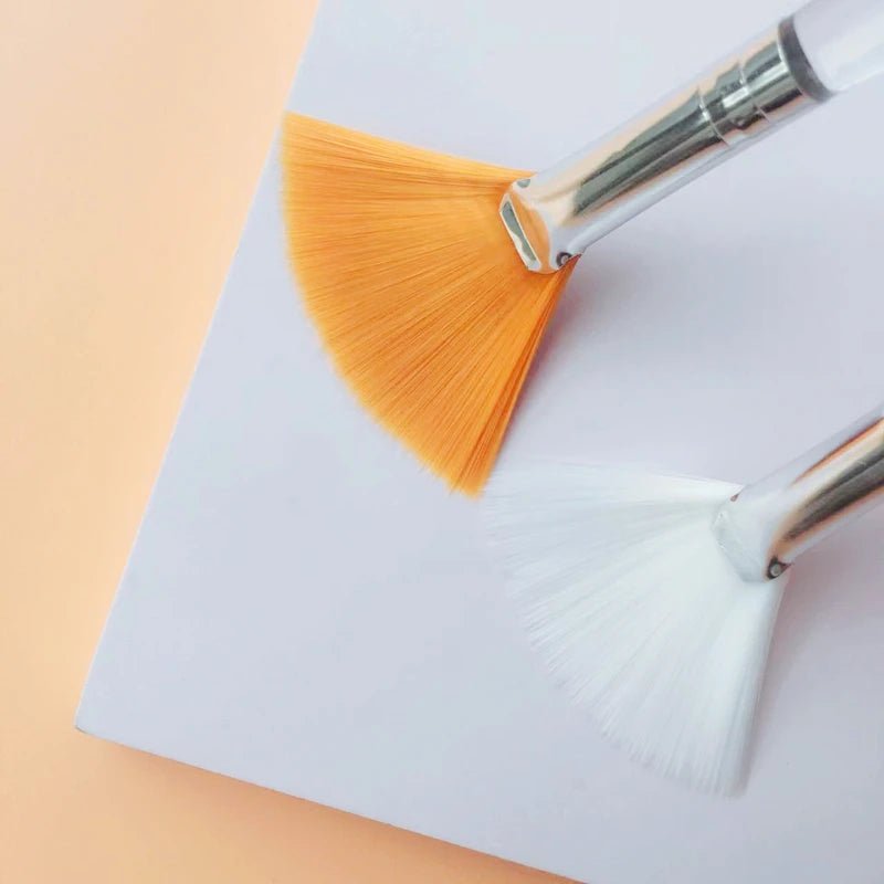 Fan-Shaped Foundation & Facial Mask Makeup Brush Set (10/20/50 Pieces) - Velvet Haven