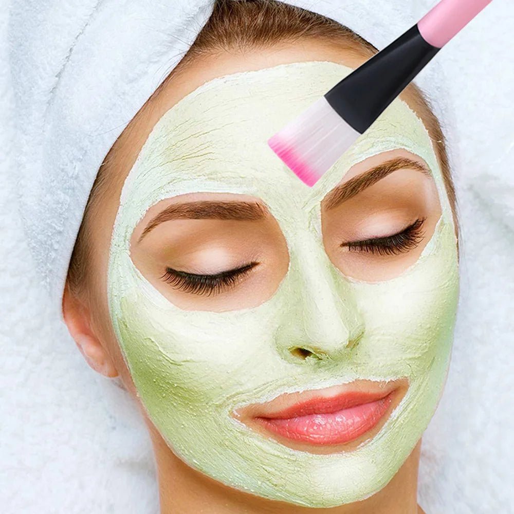 10PCS Facial Fan Mask Brushes Face Mask Applicator Tool Makeup Brushes For Esthetician Women DIY Facial Mask Cosmetic Tools - Velvet Haven