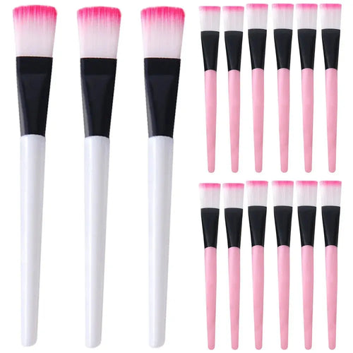 10PCS Facial Fan Mask Brushes Face Mask Applicator Tool Makeup Brushes For Esthetician Women DIY Facial Mask Cosmetic Tools - Velvet Haven