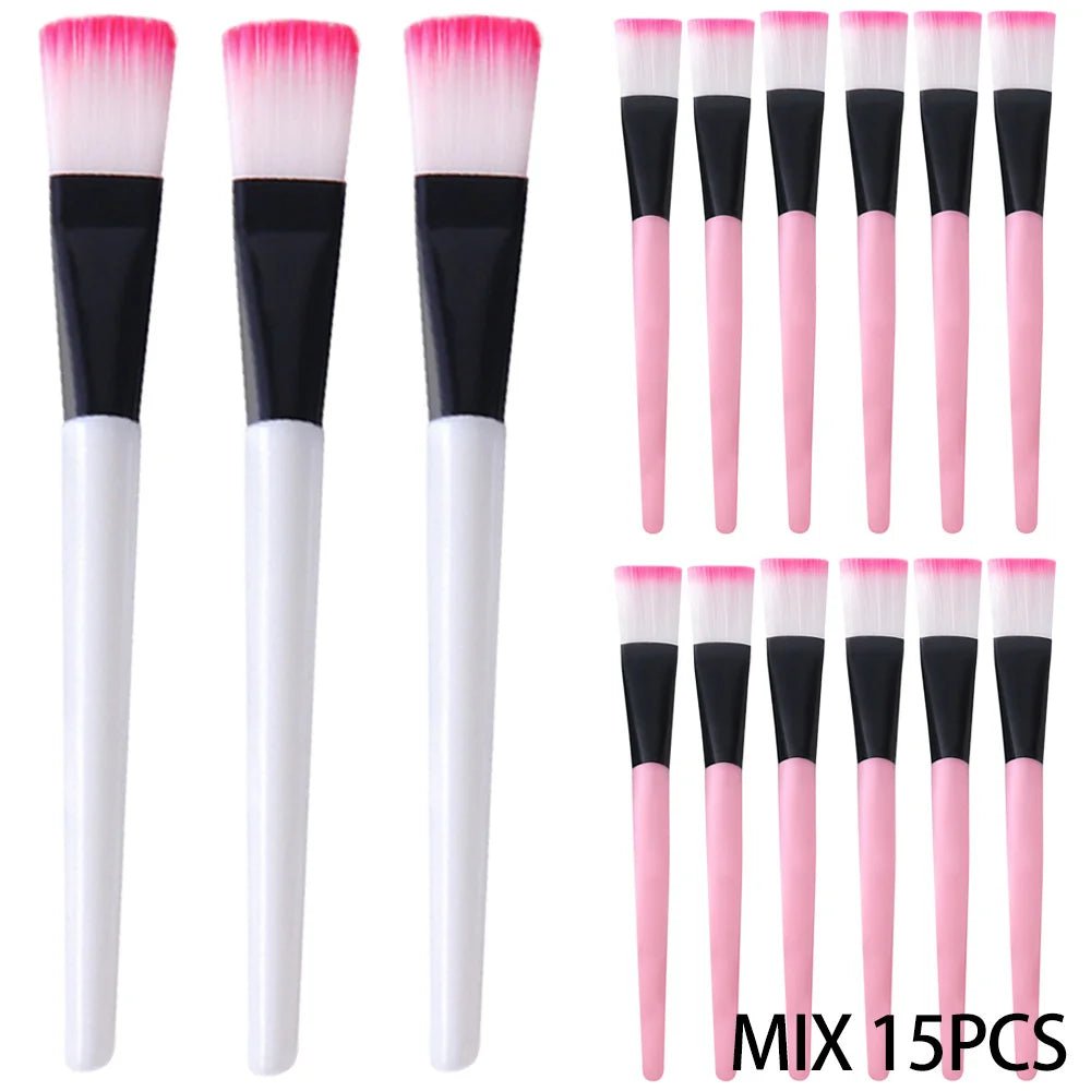 10PCS Facial Fan Mask Brushes Face Mask Applicator Tool Makeup Brushes For Esthetician Women DIY Facial Mask Cosmetic Tools - Velvet Haven