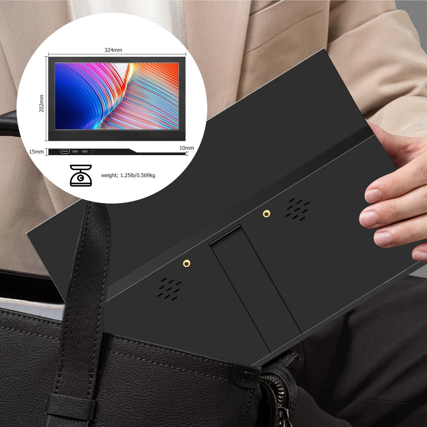 11.6 Inch Portable Monitor HDMI-Compatible Laptop second screen Gaming Extended Display for Steam Deck Laptop Switch PS4 /5 - Velvet Haven
