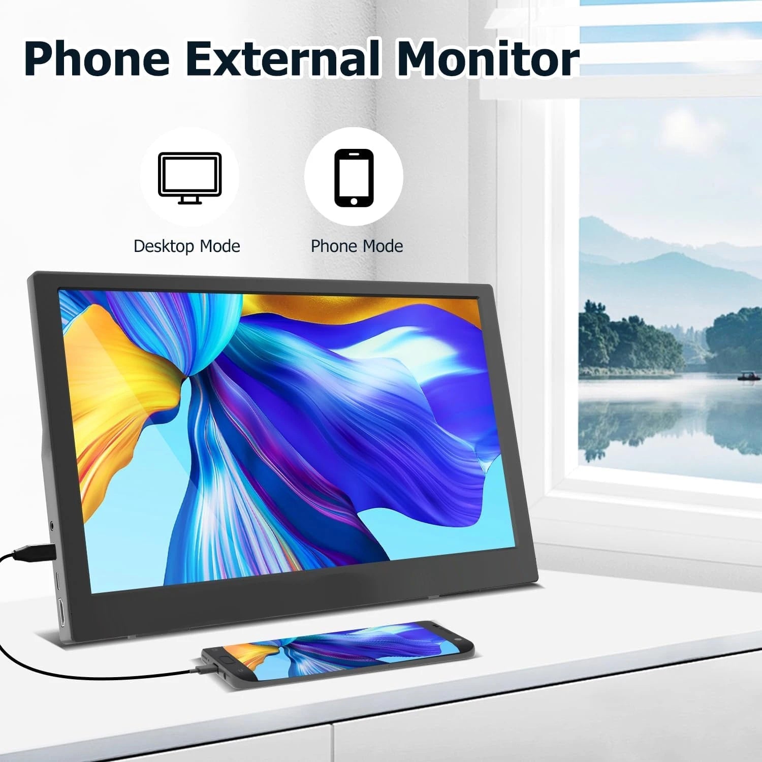 11.6 Inch Portable Monitor HDMI-Compatible Laptop second screen Gaming Extended Display for Steam Deck Laptop Switch PS4 /5 - Velvet Haven