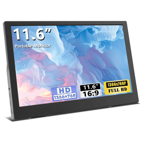 11.6 Inch Portable Monitor HDMI-Compatible Laptop second screen Gaming Extended Display for Steam Deck Laptop Switch PS4 /5 - Velvet Haven