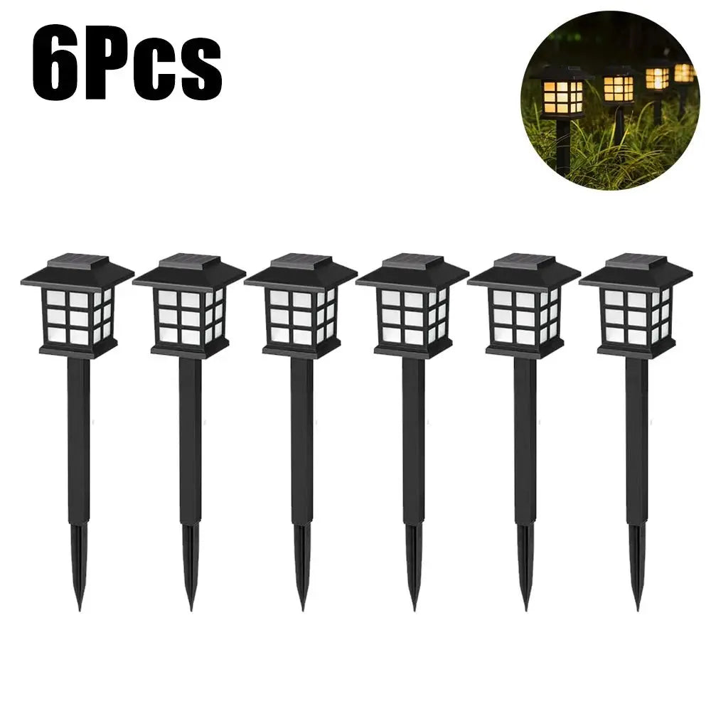 1/2/4/6/8/12Pcs Solar LED Pathway Lights Outdoor Waterproof Walkway Garden Decor Street Lamp for Landscape Yard Patio Driveway - Velvet Haven
