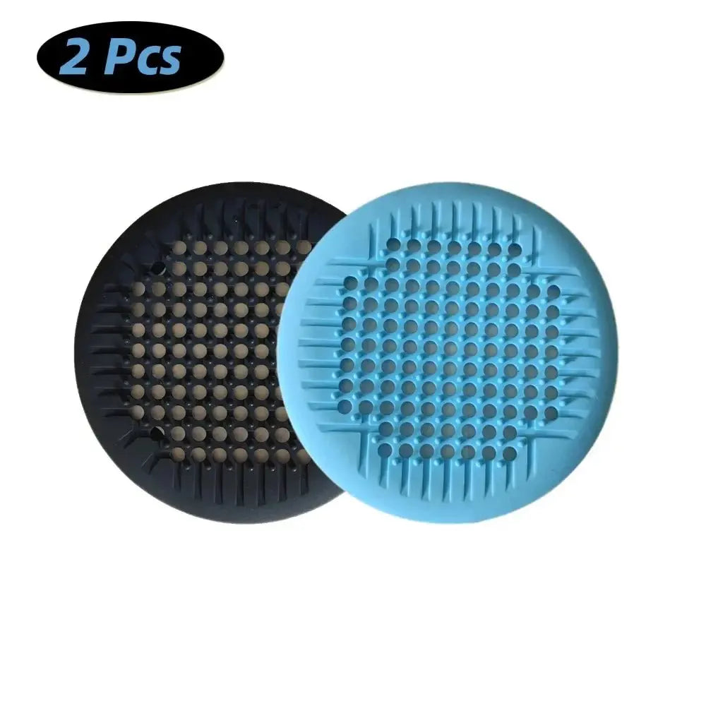 1/2/4Pcs Shower Drain Hair Catcher Drain Cover Bathroom Tub with Suction Cup 5.5 Inches Silicone Sink Strainer Suit for Bathtub - Velvet Haven