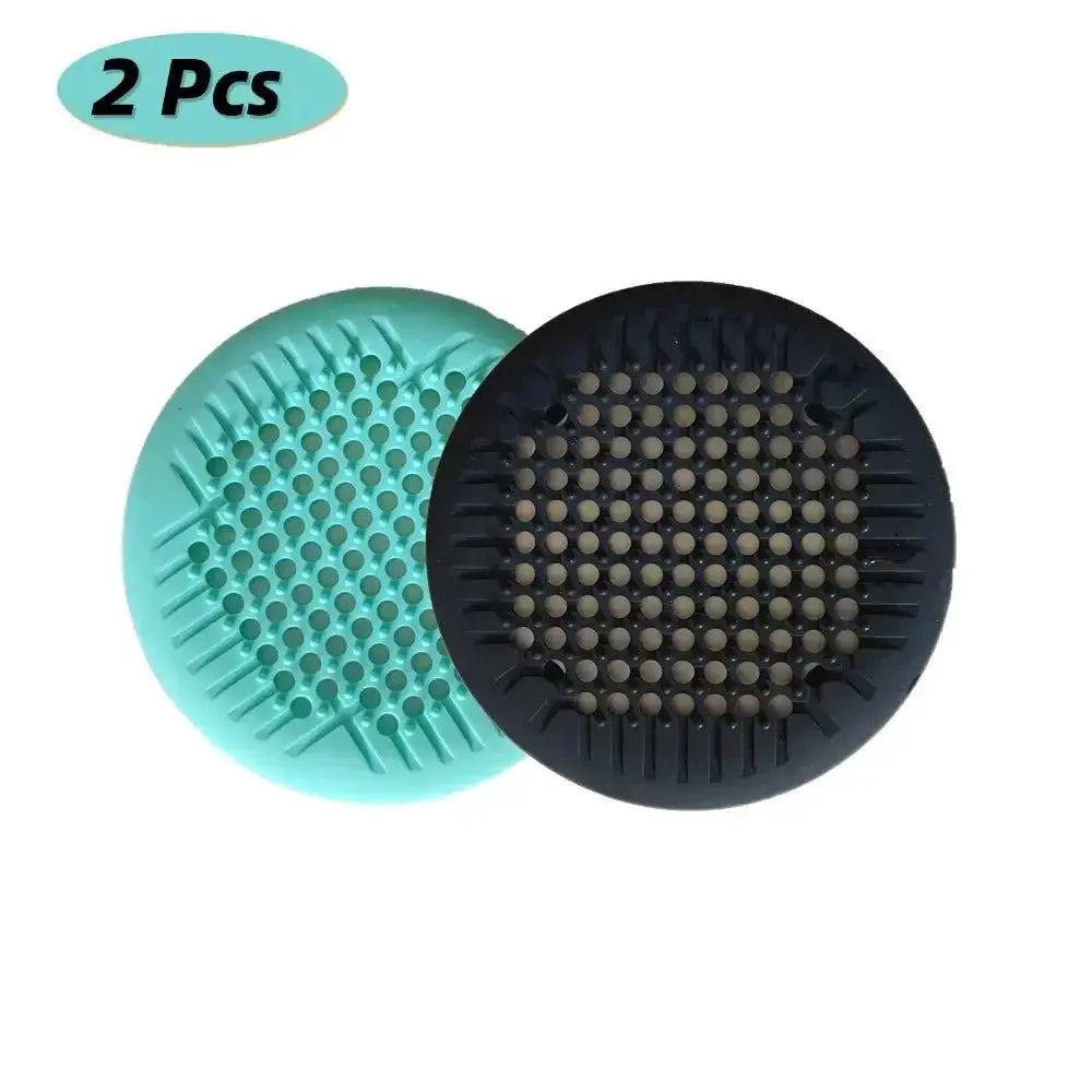 1/2/4Pcs Shower Drain Hair Catcher Drain Cover Bathroom Tub with Suction Cup 5.5 Inches Silicone Sink Strainer Suit for Bathtub - Velvet Haven