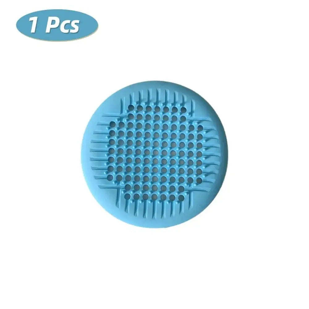1/2/4Pcs Shower Drain Hair Catcher Drain Cover Bathroom Tub with Suction Cup 5.5 Inches Silicone Sink Strainer Suit for Bathtub - Velvet Haven