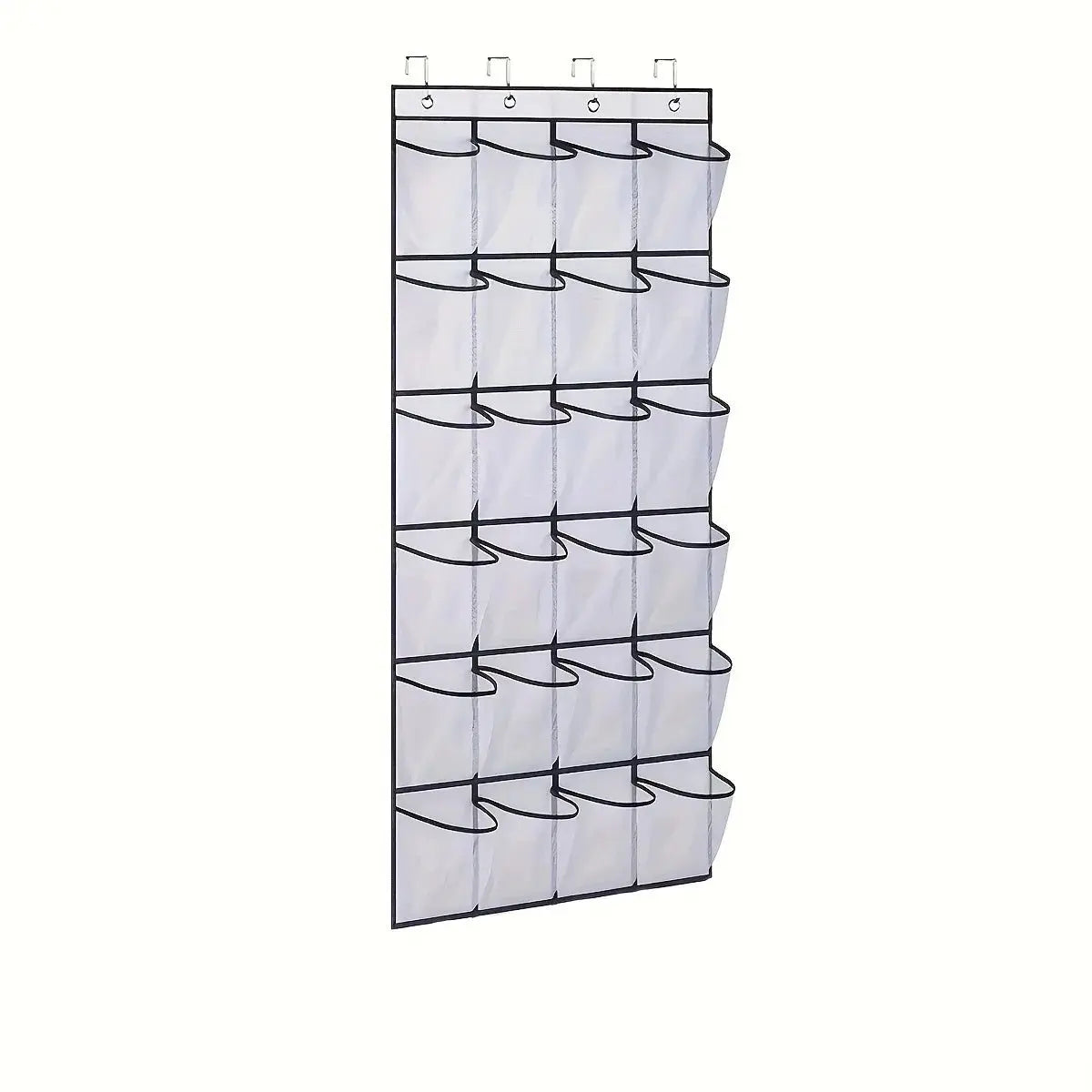 14/24/40 Grids Over The Door Shoe Rack Mesh Pockets Hanging Shoe Organizer For Closet Hanging Shoe Rack Holder - Velvet Haven