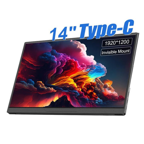 14inch Portable Monitor Touch Ultra-thin 1200P IPS USB-C HDMI External Second Screen for Laptop PC Cell Phone Switch PS4/5 Xbox - Velvet Haven
