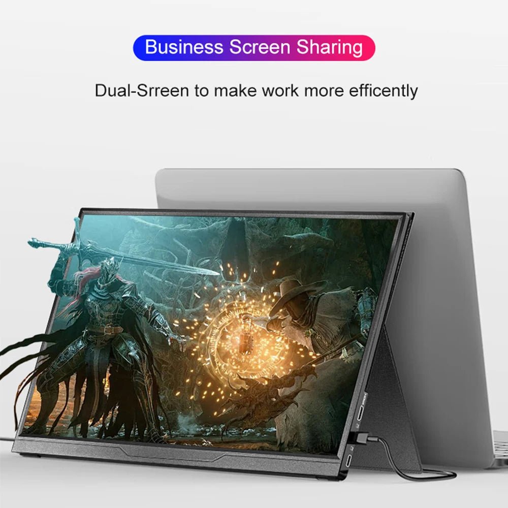 14inch Portable Monitor Touch Ultra-thin 1200P IPS USB-C HDMI External Second Screen for Laptop PC Cell Phone Switch PS4/5 Xbox - Velvet Haven