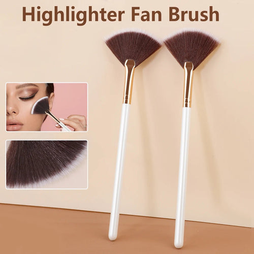 1/5/10pcs Fan Shape Facial Mask Brush Multifunctional Makeup Brushes Women Facial Body Beauty Makeup Tools Brush - Velvet Haven