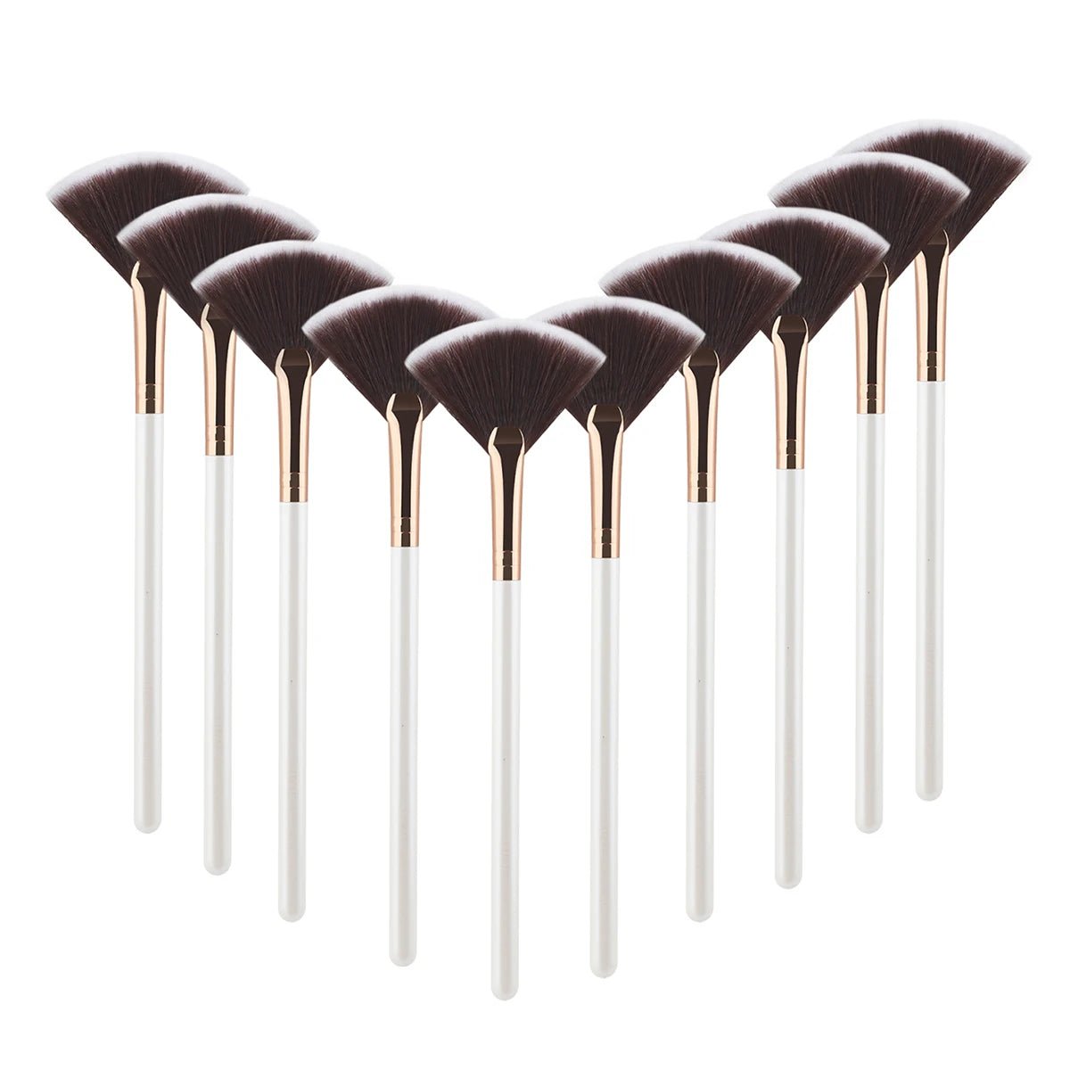 1/5/10pcs Fan Shape Facial Mask Brush Multifunctional Makeup Brushes Women Facial Body Beauty Makeup Tools Brush - Velvet Haven