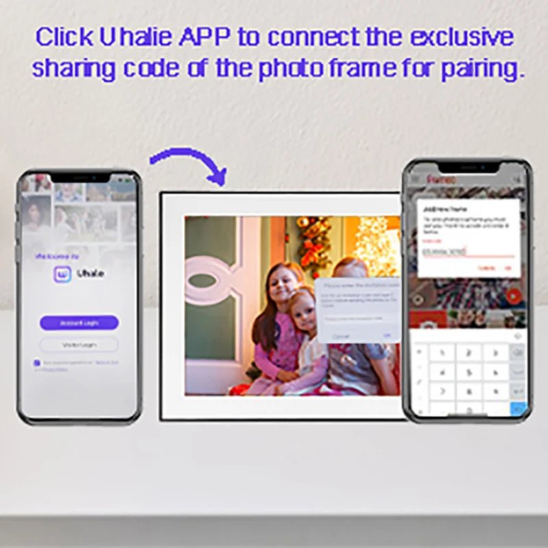 15.6 inch built in 32GB WiFi Large touch ips digital photo frame 1920*1080 WiFi Smart Frame Share Photos and Videos via frameo - Velvet Haven