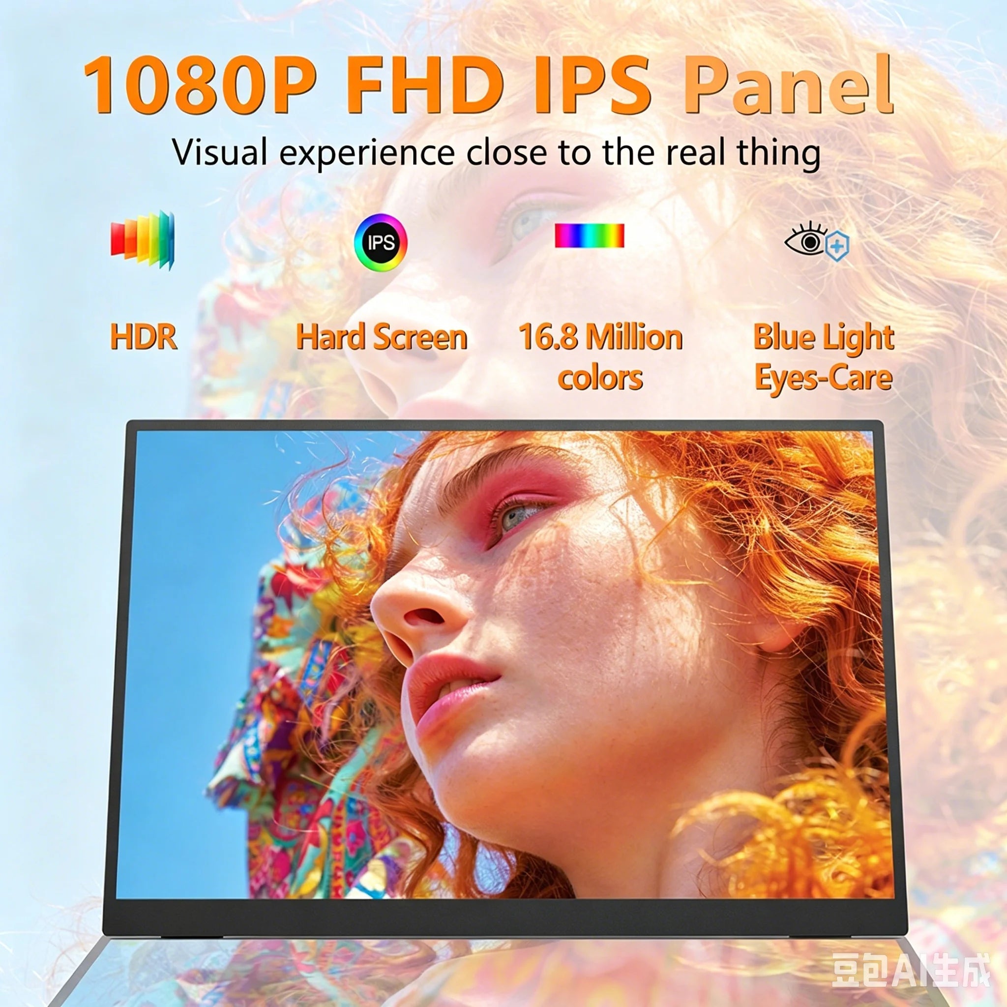 15.6 inch FHD Portable Gaming Monitor 1080P Travel Monitor Second External Screen for Laptop PC PS4/5 - Velvet Haven